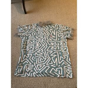 OFWGKTA Odd Future Mens Polo Shirt All Over Retro 90s Print Donut Size XL